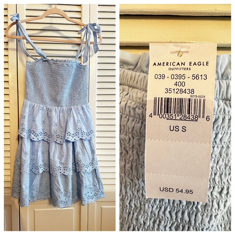 American Eagle Smocked Sundress  Size Small